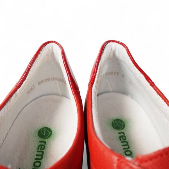 Remonte Ravenna D5803-33 Red Leather Low-Top Casual Sneakers Women's 11.5/44 - Picture 11 of 12